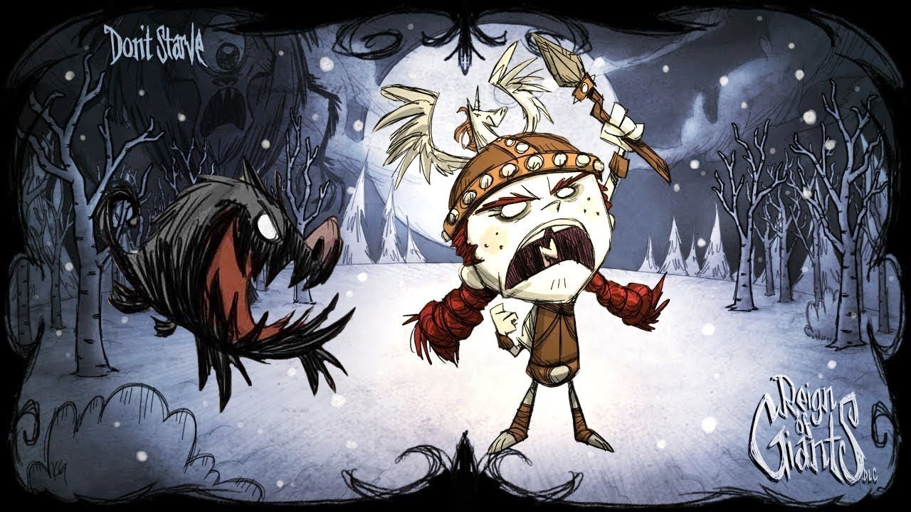 Don t starve together six update. Don't Starve together Вигфрид. Вигфрид ДСТ. Вигфрид в don't Starve. Don't Starve together Вигфрид арт.