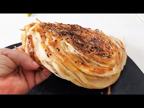 Yağlı qat-qat kətə.  Qatlama çörək /Puff pastry!