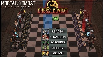 Mortal Kombat Deception Chess Kombat Playthrough (PS2)