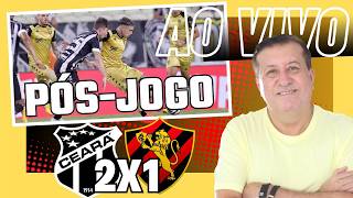 CEARÁ 2X1 SPORT - PÓS-JOGO AO VIVO SÉRIE B!