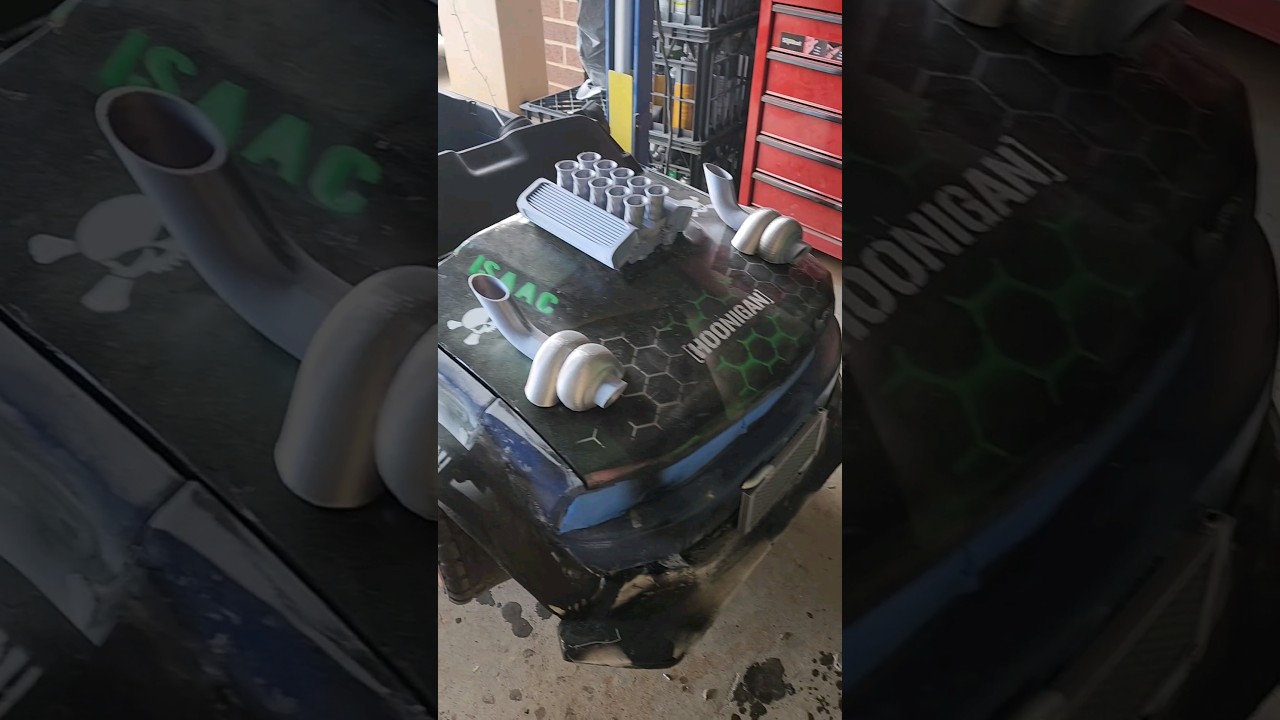 slowly making some progress on the widebody mustang 💪🏼 