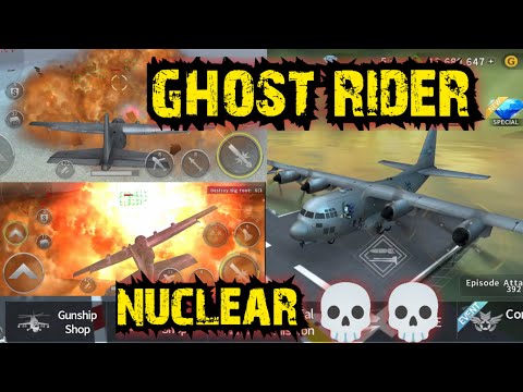 Gunship Battle Ghost Rider With Nuclear Missile 