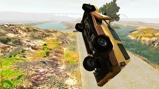 BeamNG Drive crashes - Jump stunts [Car Crash compilation] #2