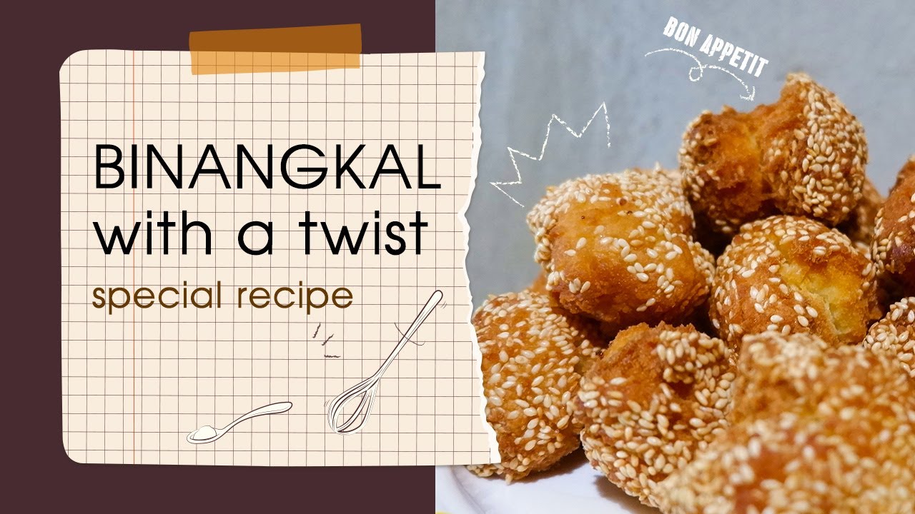 Binangkal with sweet potato 