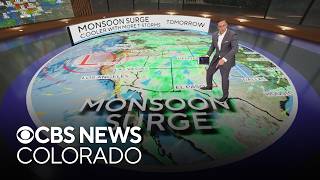 A change in the hot and dry pattern starts on Wednesday
