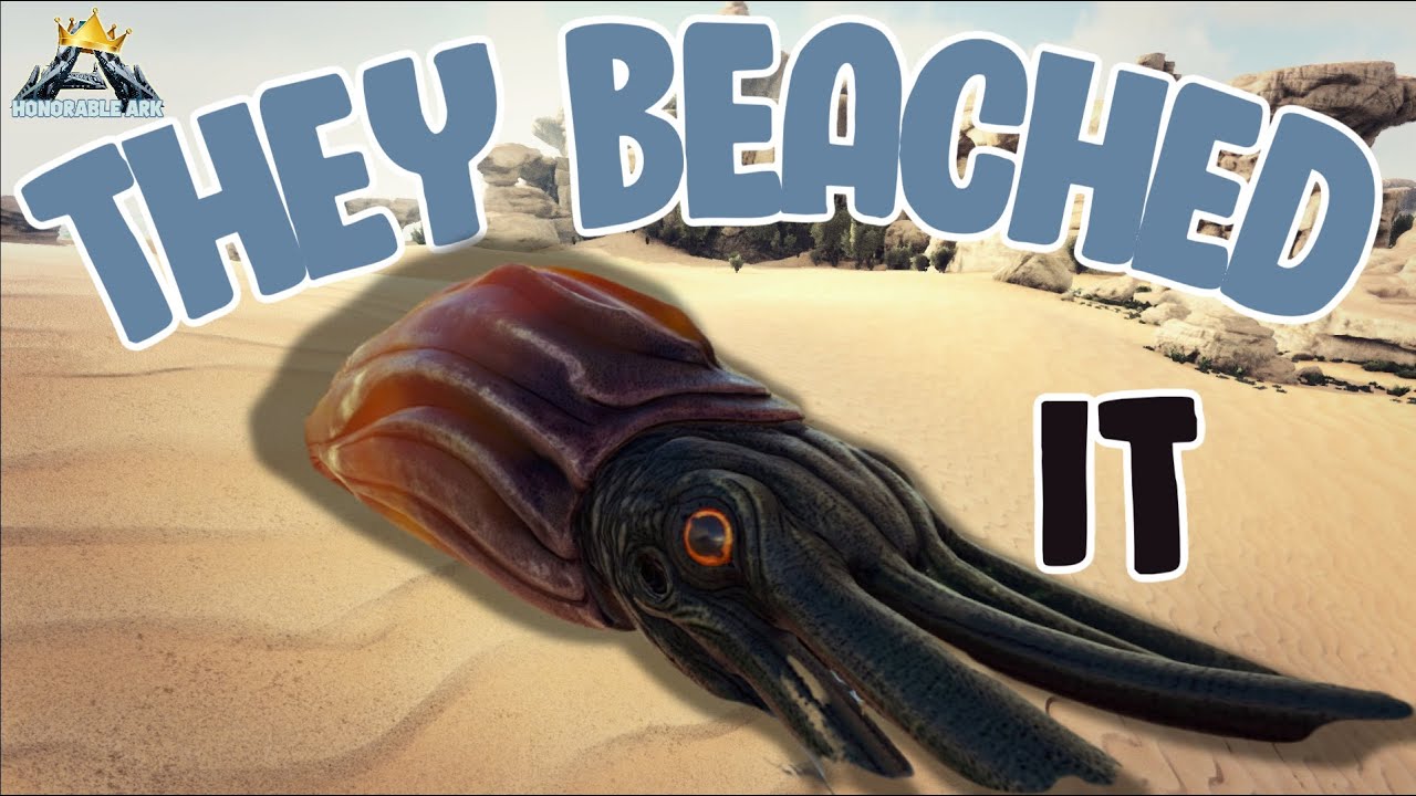 ALPHA TUSO BEACHED (Crystal Isles) Ark Survival Series #1 - Ep. 5 - YouTube