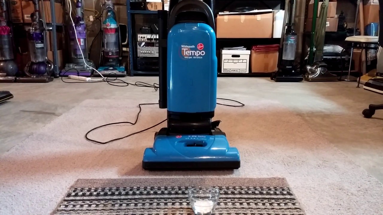 Hoover Tempo Widepath Mat Under the Carpet Test YouTube