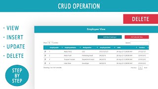 Insert Update Delete In Asp Net C With Sql Server Step By Step Part 1 ...