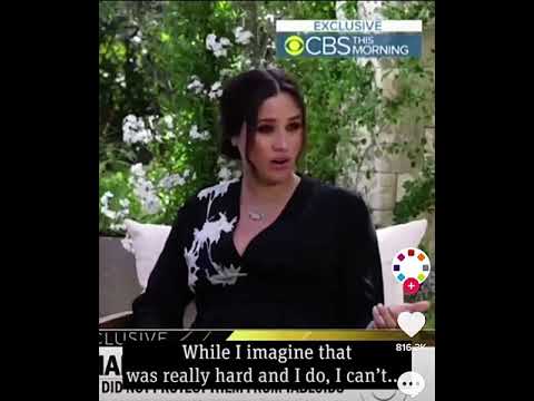 Deleted part about Kate Middleton - Oprah interview with Meghan Markle and Prince Harry