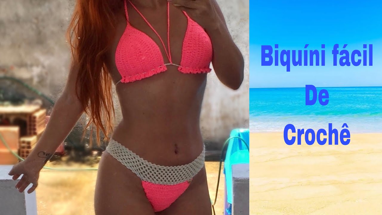 Biquíni fácil de crochê (cortininha)