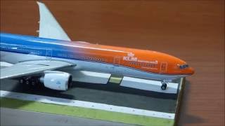 KLM 'Orange Pride' B777-300ER Unboxing and review