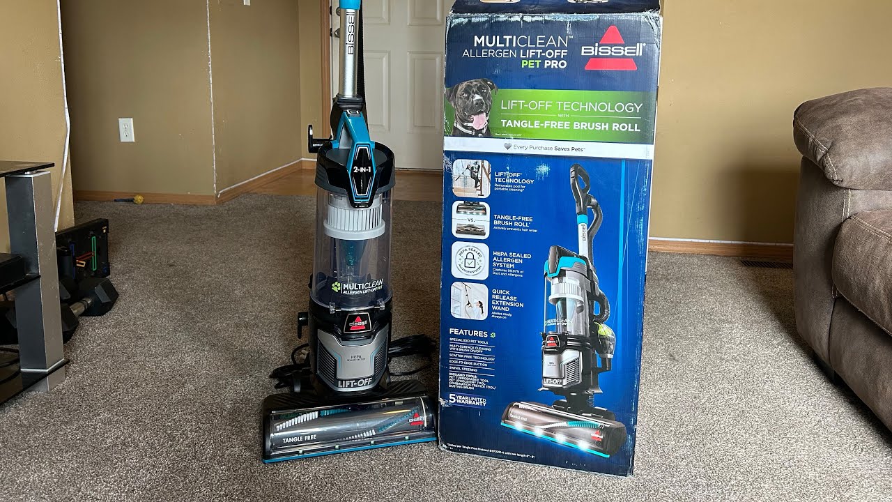 BISSELL MultiClean Allergen Lift-Off Pet Upright Vacuum Cleaner