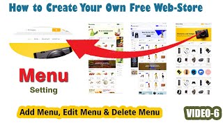 Add Menu, Edit Menu & Delete Menu in Wordpress, Video 6
