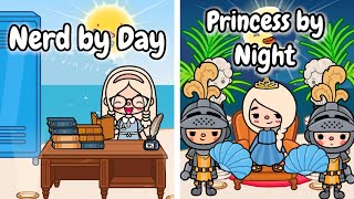 Nerd by Day🤓📚 Princess by Night 👑💕 Toca Life Story | Toca Boca