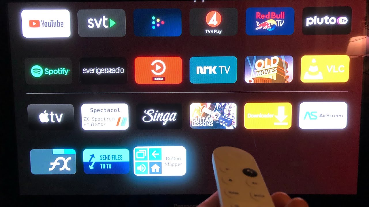 Chromecast med Google TV HD konfigurering med fjärrkontroll utan Google [sv] - YouTube