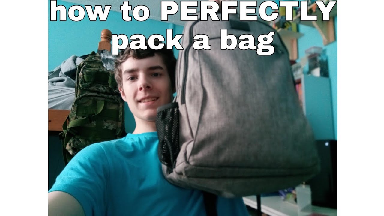 how to PACK a school bag (the RIGHT way) YouTube