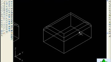 Lượn góc khối trong CAD 3D - Lệnh Fillet