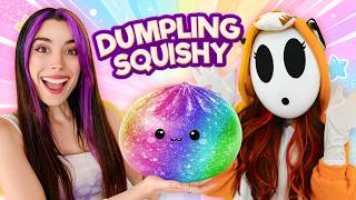 Abrimos DUMPLING SQUISHY de ARCOIRIS con MANDARINA