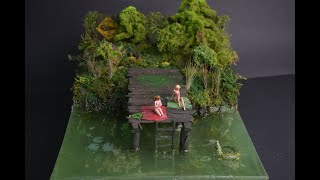 How to Make The Swamp  Crocodile Diorama  Resin Art