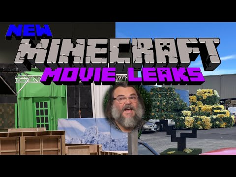 More LEAKED pictures from the set of Jack Black&#039;s MINECRAFT MOVIE!!!