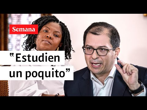 Fiscal Barbosa reacciona al &quot;viva la primera línea&quot; de Francia Márquez | Semana Noticias