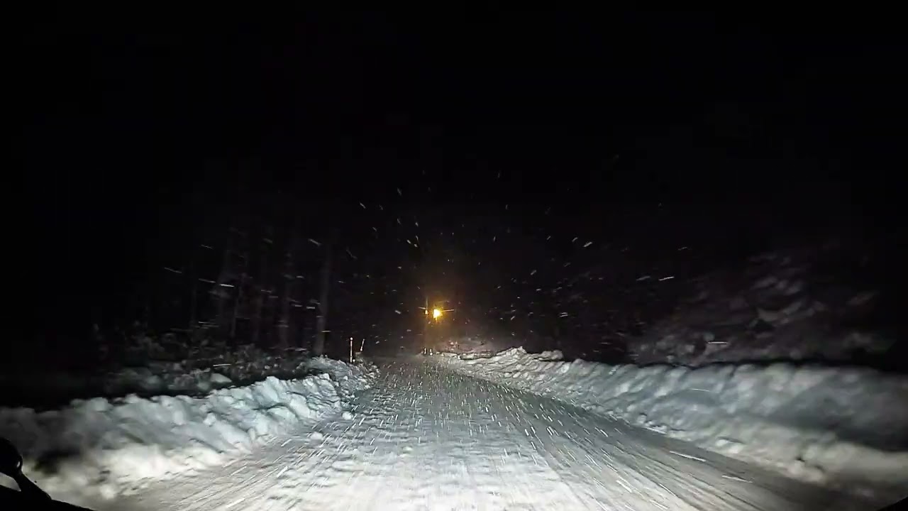 Subzero Forest to Suzuran Highland Road 氷点下の森から鈴蘭高原へ向かう雪道