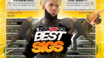 THESE ARE THE BEST SIGNATURE STYLES ON NBA 2K22, BECOME A DRIBBLE GOD OVER NIGHT