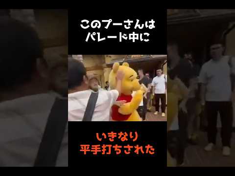 140万再生 パレード中にいきなり平手打ちされたプーさん Shorts 事件