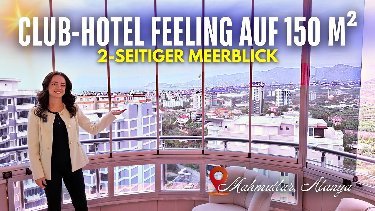 🚨PREISSTURZ 📉 145.000€🚨MEERBLICK VON ZWEI SEITEN! 150 m² WOHNTRAUM IM CLUB-HOTEL-STIL IN ALANYA
