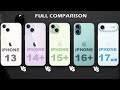 iPhone 13 vs 14 Plus vs 15 Plus vs 16 Plus vs 17 Air | 2025 Big-Screen Clash