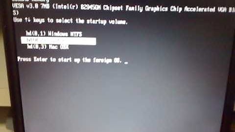 Dual Boot Microsoft Windows 7 and Mac OSX Leopard