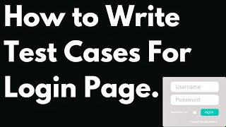 How to Write Test Cases For Login Page In Telugu 2023 | Software Testing | Manual Testing in Telugu