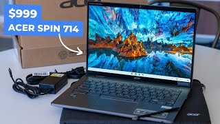 This $999 Acer Chromebook Spin 714 Packs Big Premium Upgrades
