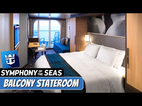 Symphony of the Seas Ocean View Balcony walkthrough tour