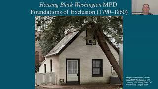Public Meeting: Housing Black Washington Multiple Property Document (May 2026)