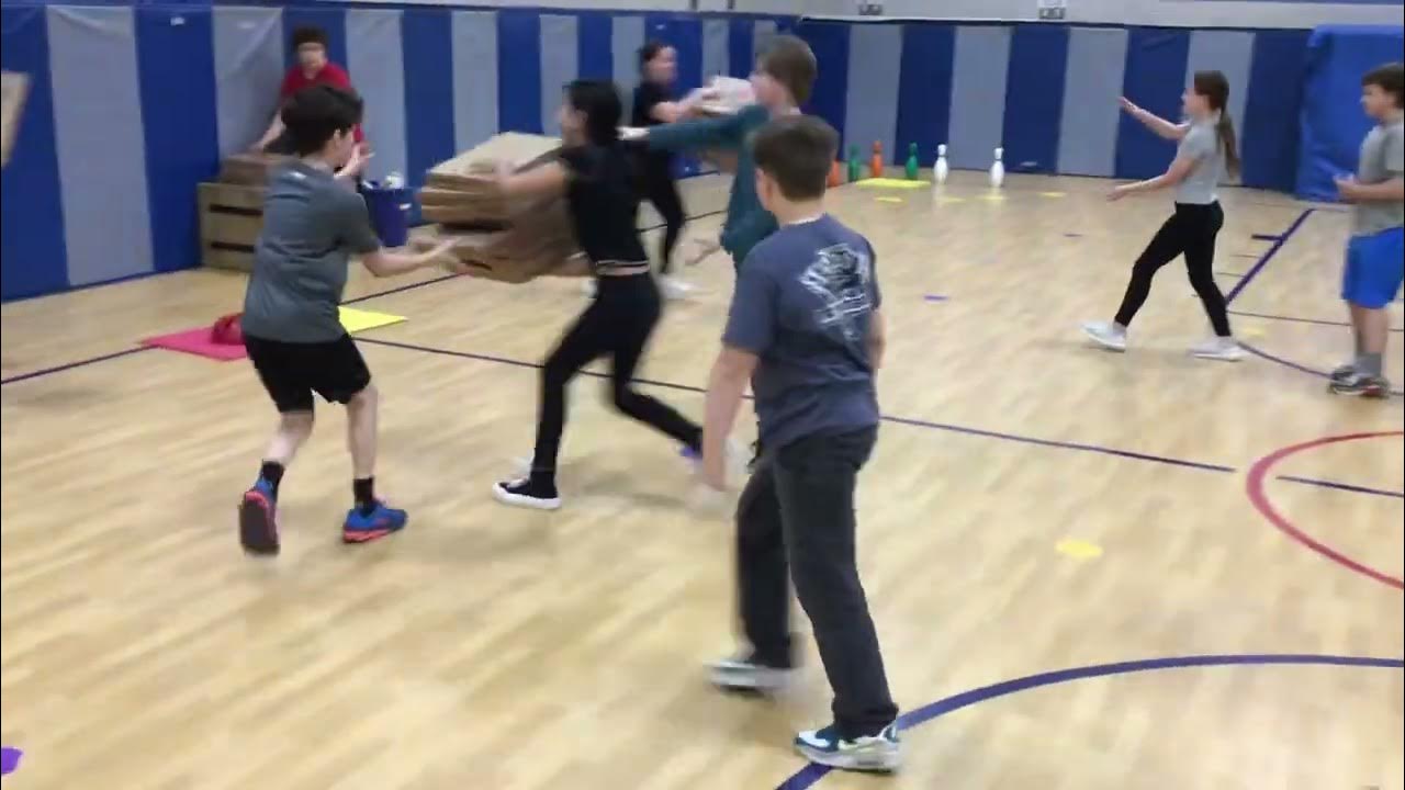 Pizza box relay YouTube