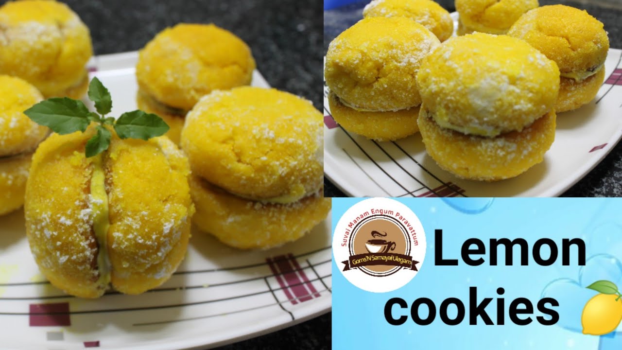 Lemon Butter cookies in Tamil Butter cookies recipes YouTube