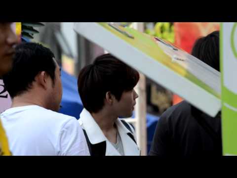 (펌금지) 백청강, 장용의 4시를 잡아라 녹화방송 대기중 120603