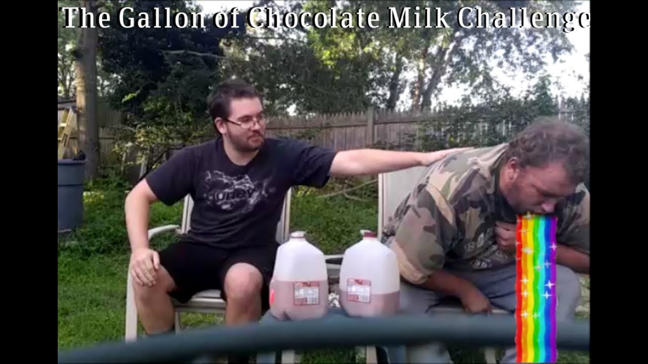 (Warning Vomit Alert!) The Gallon of Chocolate Milk Challenge Jot