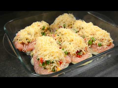 Самый простой и вкусный Рецепт из куриной грудки в духовке!!!