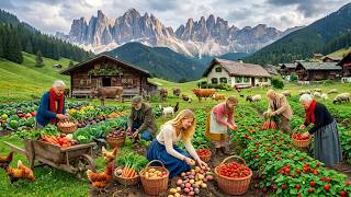 Beautiful Farm Life | Harvesting Fruits and Vegetables, Outdoor Cooking & Simple Farm Living