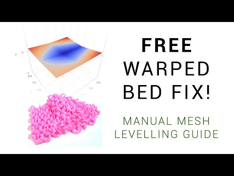 Manual Mesh Bed Levelling - Free warped bed solution