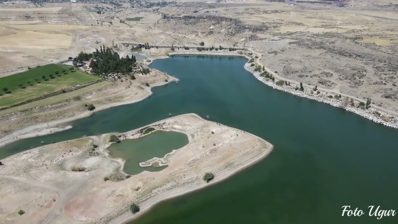 Tatlarin yeraltı şehri Dron ile çekilmiş