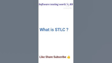 What is STLC ? #STLC #shortsvideo  #testing #softwaretesting #viralvideo #youtubefeeds