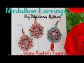 Medallion Earrings Beading Tutorial using Sam’s Bead Box March 2026, Rachel’s Favorites