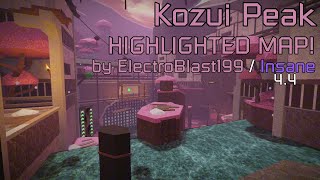 Highlighted Map Kozui Peak.