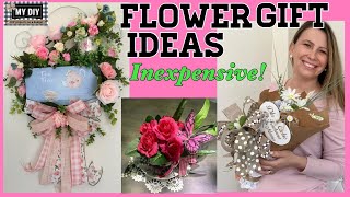 Flower Gift Ideas | Ferrero Rocher Bouquet | Floral Swag | Teacup Flower Arrangement Dollar Tree DIY
