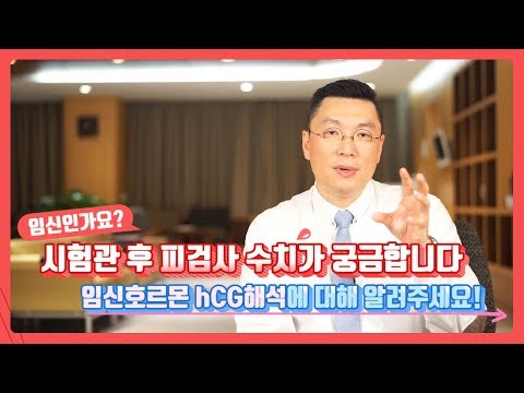 임신인가요? 시험관 후 피검사 수치가 궁금합니다