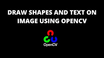 How to draw shapes and text on image using OpenCV in python