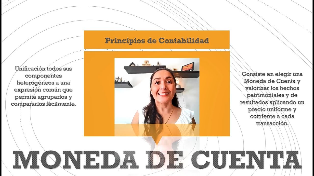 ¿Qué significa moneda de cuenta?